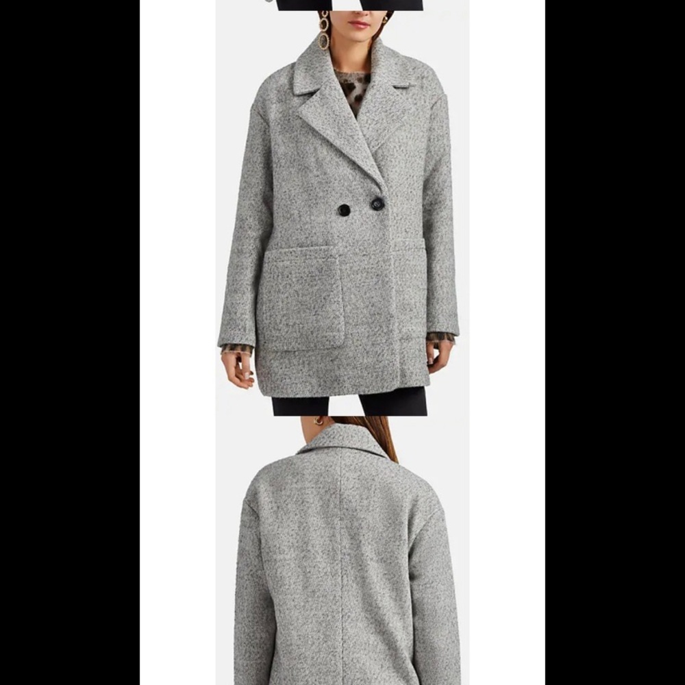 *NWT* Avec Les Filles wool cocoon coat